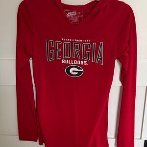 Campus Heritage Red Georgia Bulldogs Hoodie